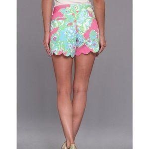Lilly Pullitzer Buttercup Shorts Size 0 Scalloped